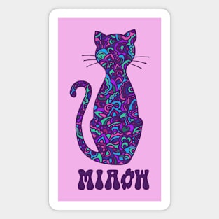 Cool Cat Miaow Magnet